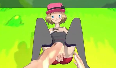 Cool sex in the park with hot Pokemon trainer Serena
