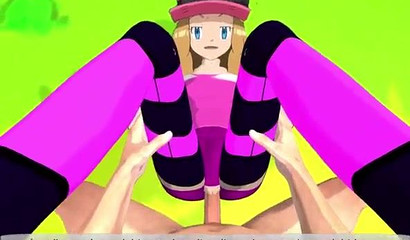 Cool sex in the park with hot Pokemon trainer Serena