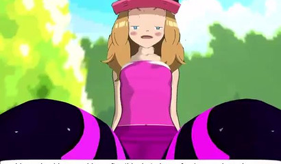 Cool sex in the park with hot Pokemon trainer Serena