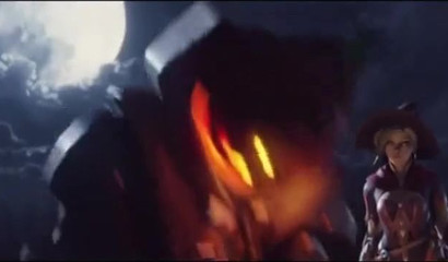 Juicy creampie in Overwatch porn, Pussy flowing with cum