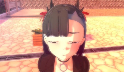 Invisível fode na rua garota sexy Marnie de Pokemon"