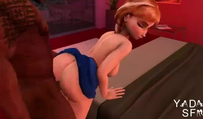 Anna of Arendelle accepts the Frozen stick down the holes