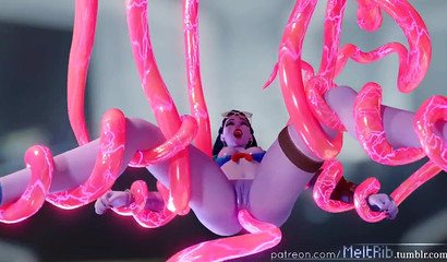 I dare you to last through the end - Overwatch Widowmaker tentacled