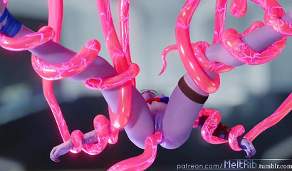 I dare you to last through the end - Overwatch Widowmaker tentacled