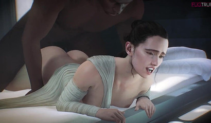 Finally Rey Palpatine added the anal mission at Star Wars 3D