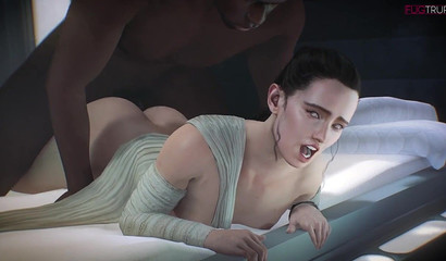 Finally Rey Palpatine added the anal mission at Star Wars 3D