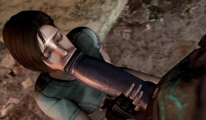 Is this too hard to swallow for Jill Valentine from Resident Evil 3D