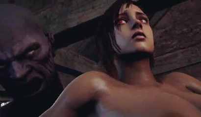 Only huge 3D monster cocks can satisfy her