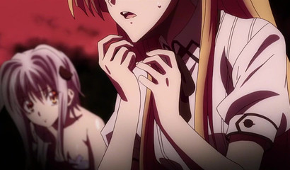 High school anime chicks get addicted to his warm cum