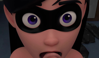POV Violet Parr needs 3D cum in her mouth stat