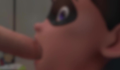 POV Violet Parr needs 3D cum in her mouth stat