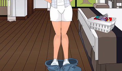 The magical necklace turns him into a smoking hottie