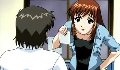 Anime hunk needs nurse's attention at home