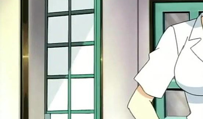 Anime hunk needs nurse's attention at home