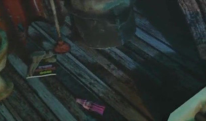 She impales her holes on a huge 3D rod