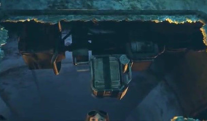 She impales her holes on a huge 3D rod