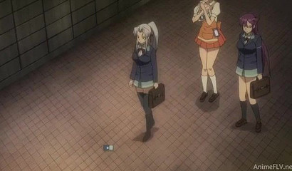 Girls survive in a big city using their dripping anime cunts