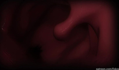 He will use his whole body to please his 3D giantess