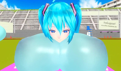 I will fly away if my tits grow any bigger - 3D Anime hentai porn