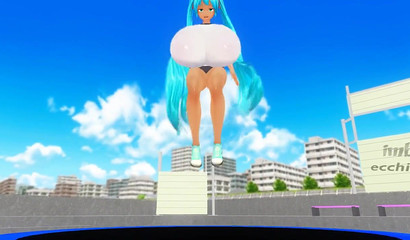 I will fly away if my tits grow any bigger - 3D Anime hentai porn
