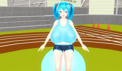 I will fly away if my tits grow any bigger - 3D Anime hentai porn