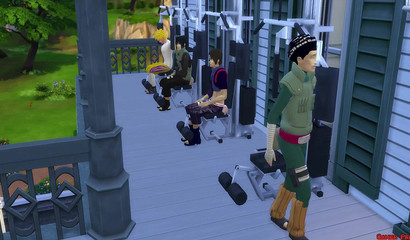 All the 3D anime girls help Naruto men exercise their holes