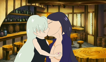 Merlin preforms Seven Deadly Sins on horny anime Elizabeth