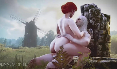 The Witcher can't stop taking 3D pussy