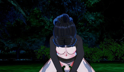 He Demon Slayed Kanao Tsuyuri's 3D anime cunt