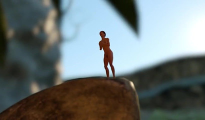 Only living toys can make giantess Emma cum