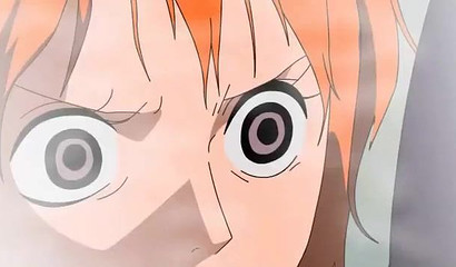 Nami can't take a shower in One Peace