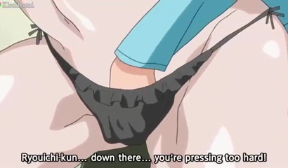 Sliding into the teens panties - Hentai teacher going pervy