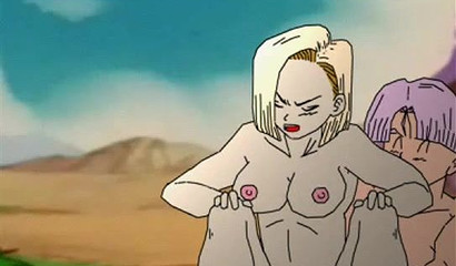 Android 18 bringing and XXX version of Dragon Ball Z