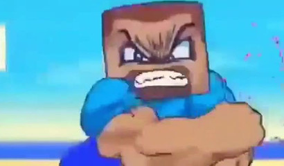 Creeper Brutal Destroyed By Minecraft Steve (hd)