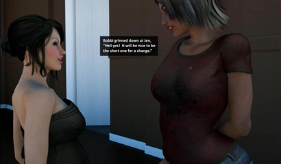 Lesbian domination from the perspective of the busty giantess