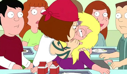 Family Guy - Meg Hits Her Bitch And Kisses Her - Meg Griffin Kisses Connie