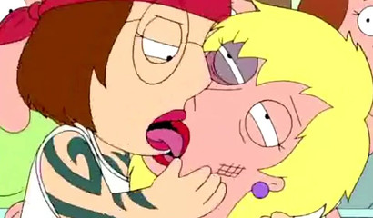 Family Guy - Meg Hits Her Bitch And Kisses Her - Meg Griffin Kisses Connie