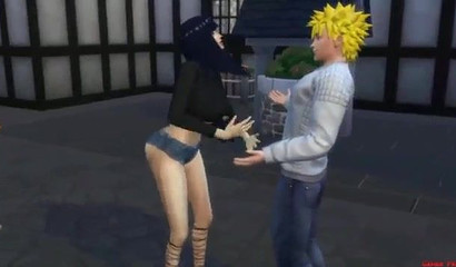Naruto and Hinata and their hot 3d sex in a cozy bedroom
