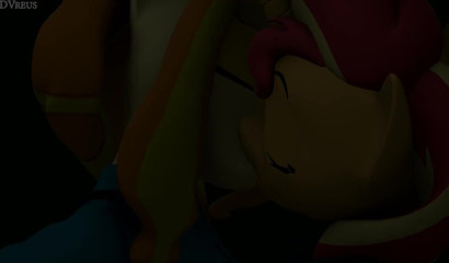 Sunset Shimmer x Adagio Dazzle x Aria Blaze - Getting Busy - Threesome