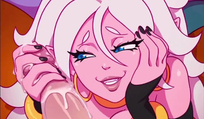 Compilation of hentai porn Dragon Ball Z with girls Android 21 and Android 18
