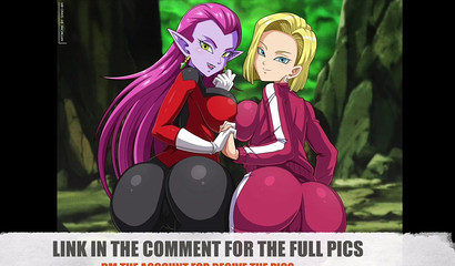 Naked girls Bulma, Kale, Caulifla, Android 18 pose naked in a collection of pictures