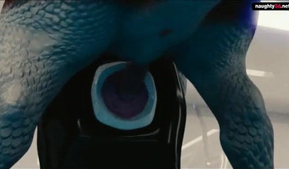 Extreme Furry Dragon Sextoy Fuck