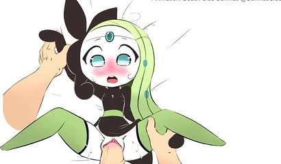 Meloetta Fucked By Her Trainer (color Version)