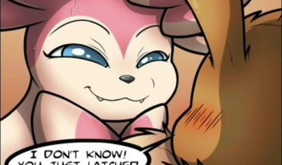 Pokemon have animal sex in a colorful XXX cartoon comic