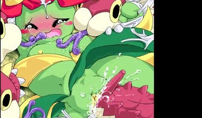 A huge number of different Pokemon in a large XXX compilation