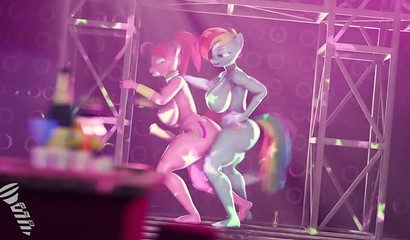 Futa Rainbow Dash Twerk Club [ScrewingWithSFM]