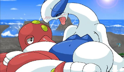 Water Pokemon enjoy sex in XXX flash game