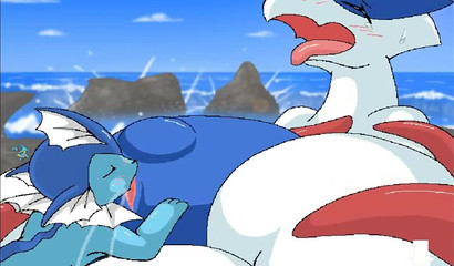 Water Pokemon enjoy sex in XXX flash game