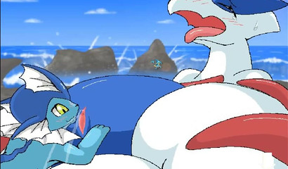 Water Pokemon enjoy sex in XXX flash game
