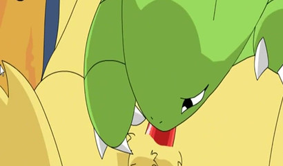 A couple of wild Pokemon had sex in a cave